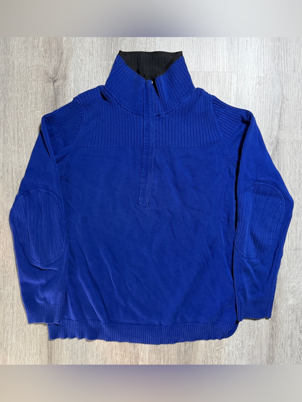Vintage Lauren Ralph Lauren Active Womens Cobalt Blue Half-Zip Sweater